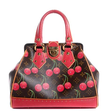 sac louis vuitton motif cerise|Louis Vuitton Sac Fermoir Handbag Limited Edition Cerises.